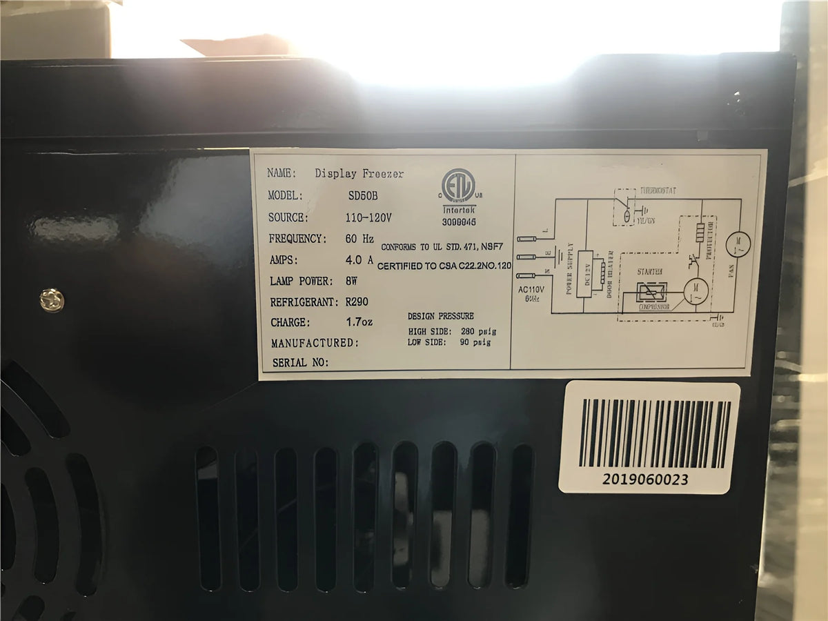 Countertop Glass Freezer, Wine Cooler Refrigerators U2569