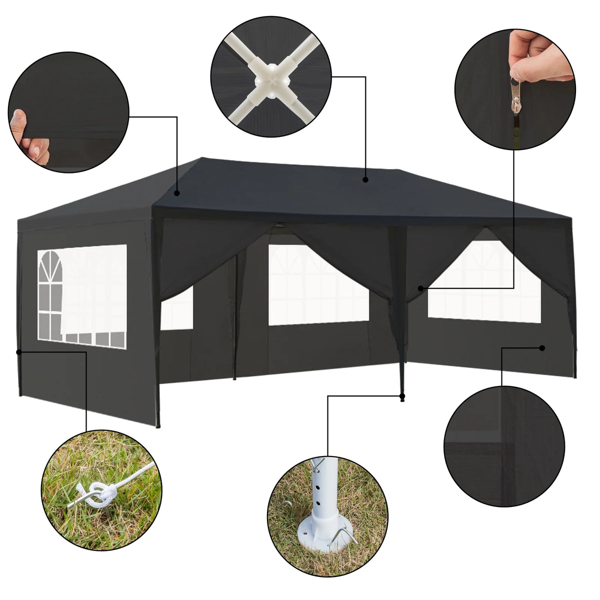 10'x30' 8 Sides Canopy Tent V429729