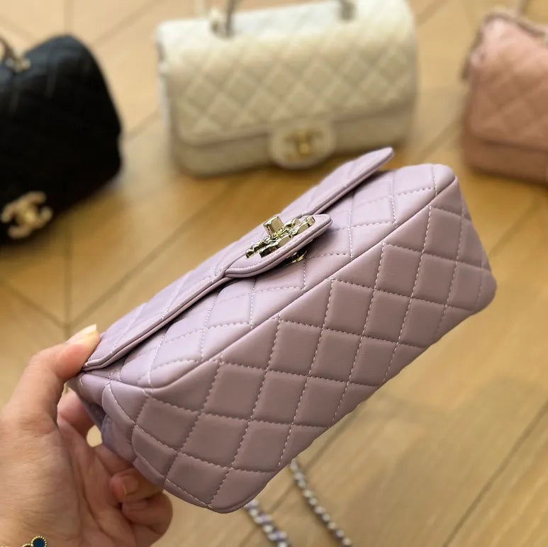 Mini Flap Bag with Top Handle C33999