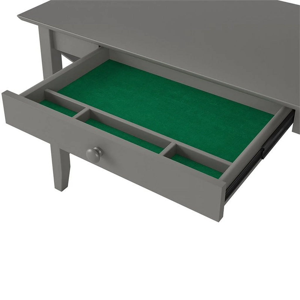 Solid Wood 1-Drawer Writing Desk D42265
