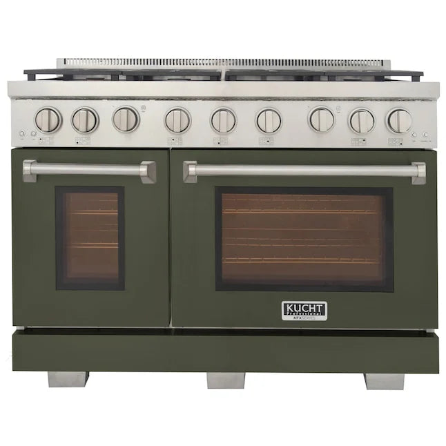 48 6.7 cu. ft. Propane Gas Range in Olive Green L94567