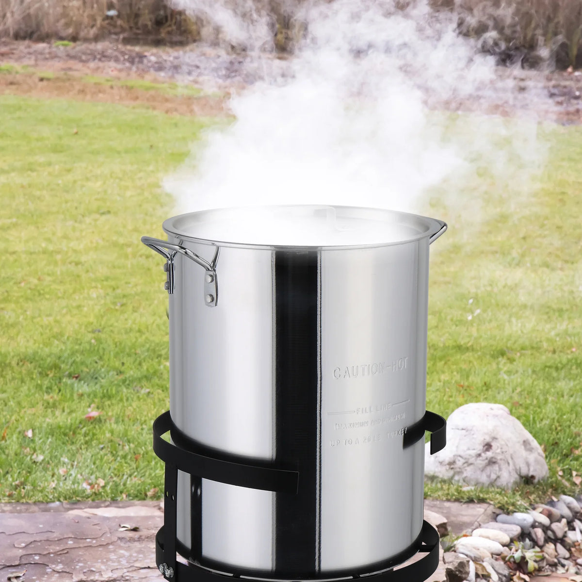 30 Qt Turkey Fryer Cooker Set with Gas Burner N664