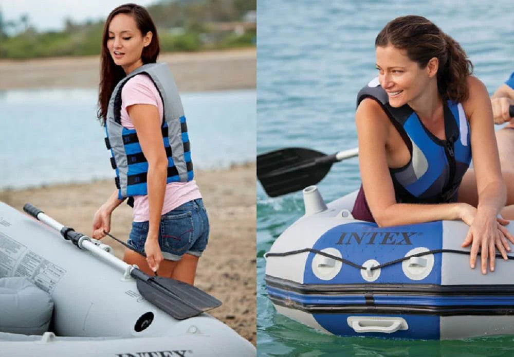 3-Person Inflatable Boat & Oars Set G6411