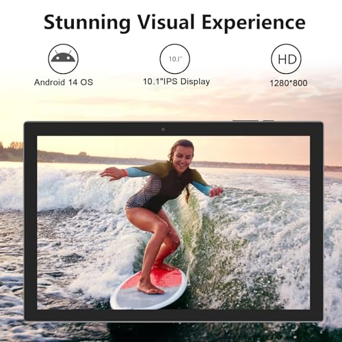 10 inch 2 in 1 Tablet with Keyboard Case Mouse Stylus I3761