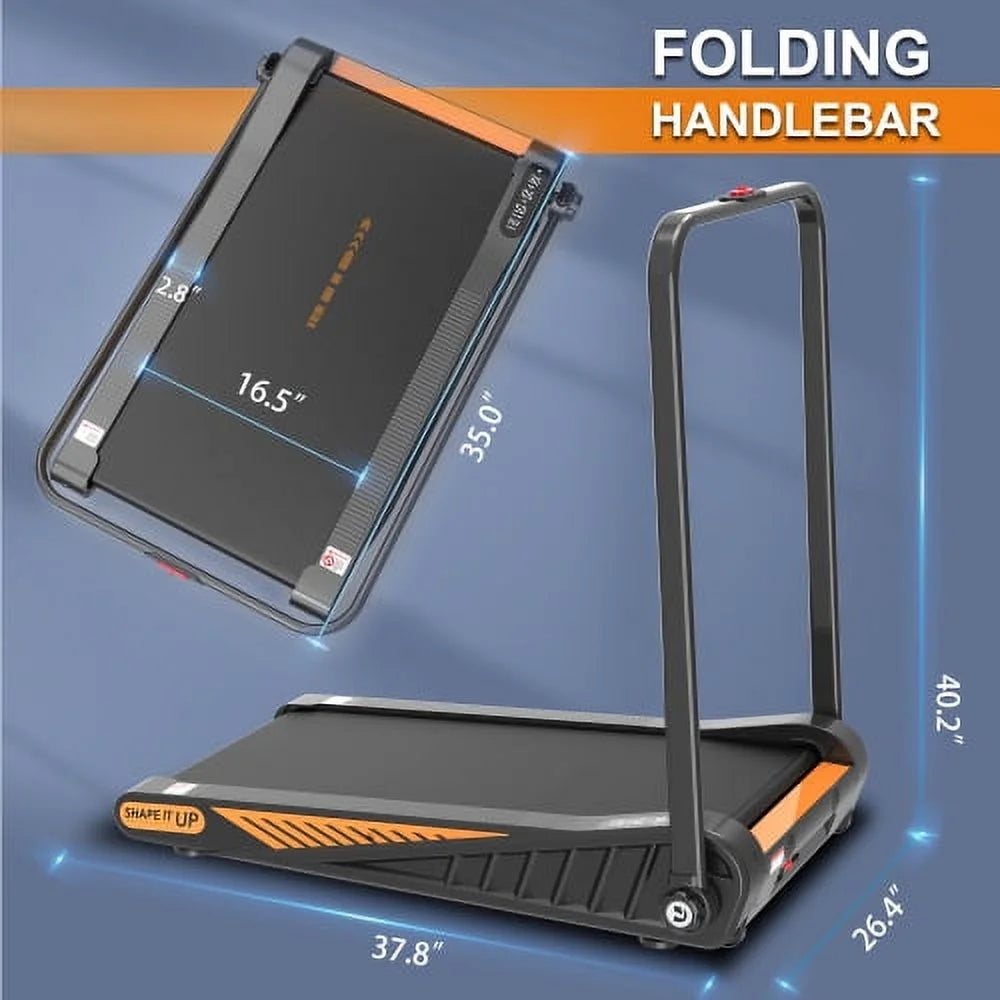 2 in 1 Folding Treadmill 280 lb Capacity I7303