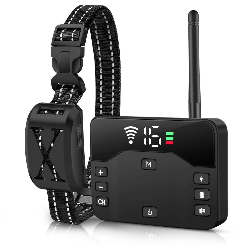 Wireless Dog Fence & Remote Training Collar W37892