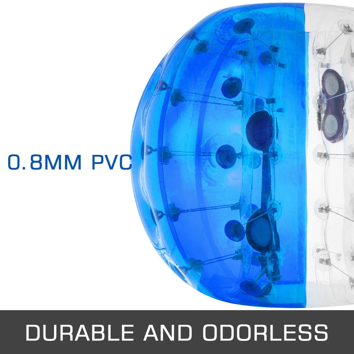 2PC Inflatable Bumper Balls 5 ft Diameter Red & Blue D540960