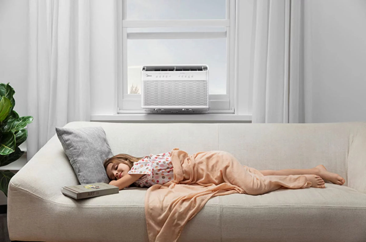 8,000 BTU Smart Inverter U-Shaped Window Air Conditioner E4279