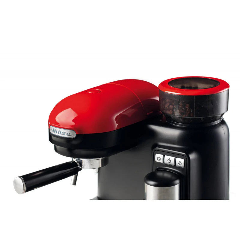 Espresso Machine with Grinder Red I702935
