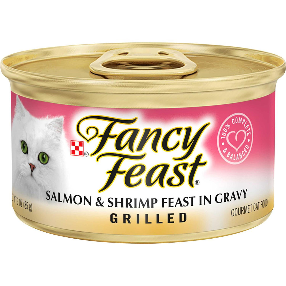 Grilled Salmon & Shrimp Canned Cat Food, 3 oz, 24 ct Y43881