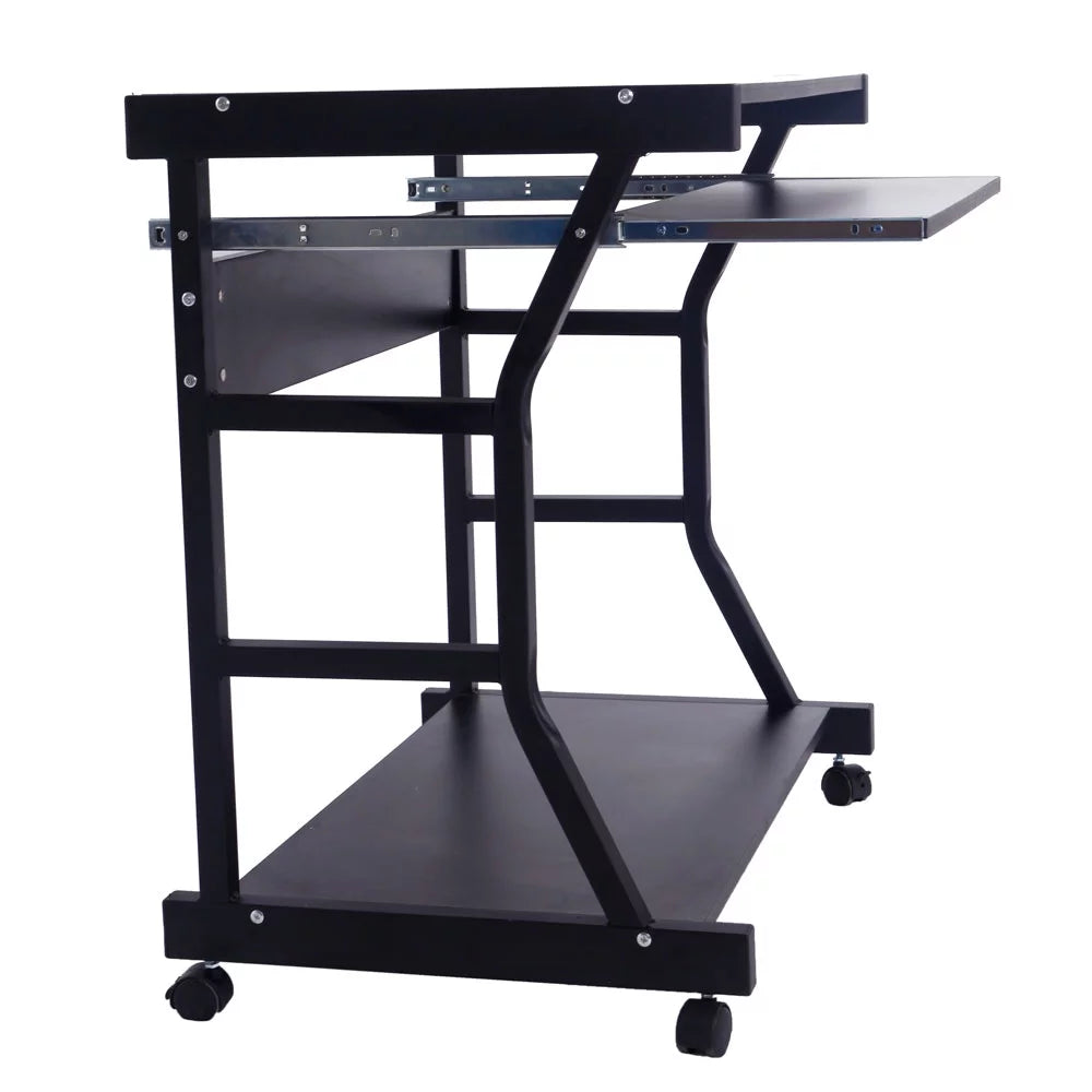 Moveable Computer Desk with Four Wheels O350629