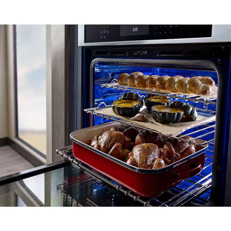 30 in. Double Electric Wall Oven Convection Stainless Steel B932
