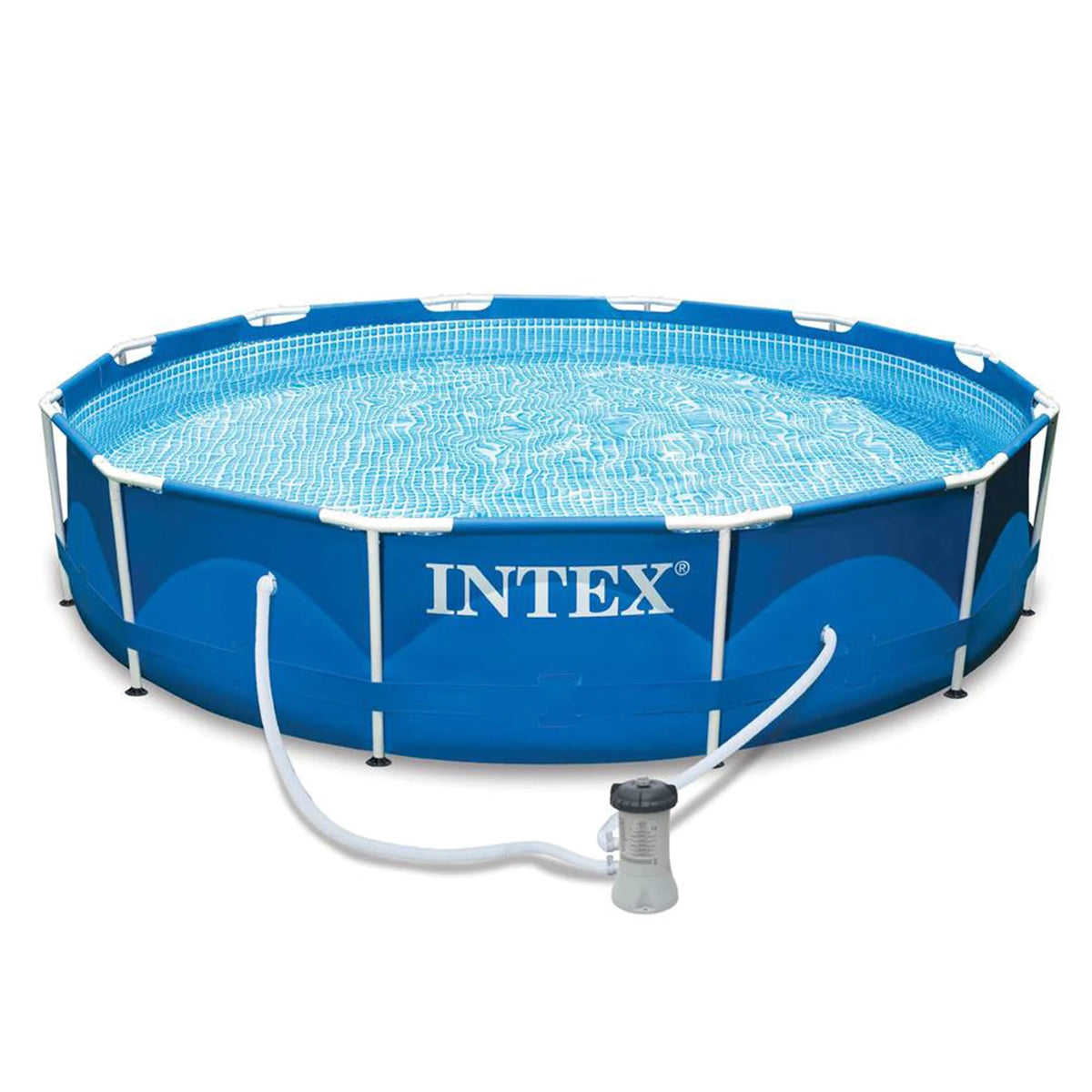 Metal Frame Swimming Pool with Filter Pump W66499